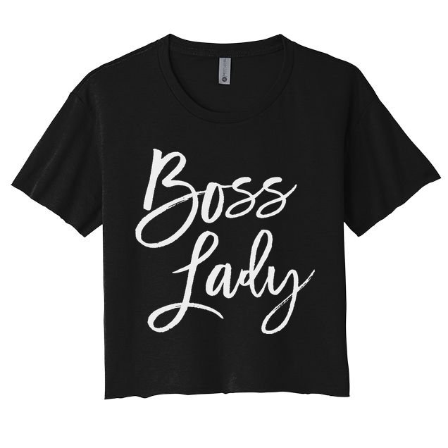 Boss Lady Cute S Trendy For Bosses Day Crop Top