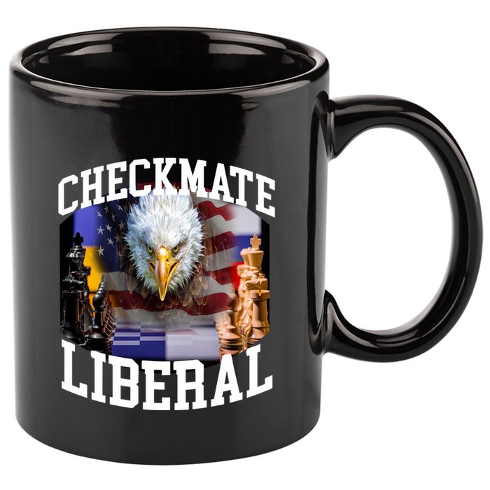 Barely Legal Clothing Checkmate Liberal 11oz C Handle Ceramic Mug