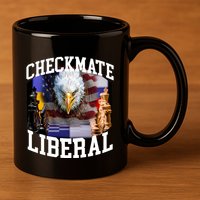 Barely Legal Clothing Checkmate Liberal 11oz C Handle Ceramic Mug