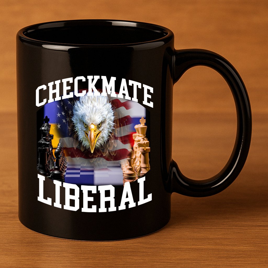 Barely Legal Clothing Checkmate Liberal 11oz C Handle Ceramic Mug