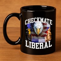 Barely Legal Clothing Checkmate Liberal 11oz C Handle Ceramic Mug