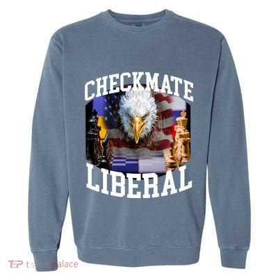 Barely Legal Clothing Checkmate Liberal Garment-Dyed Sweatshirt