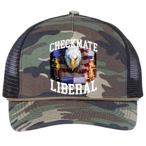 Barely Legal Clothing Checkmate Liberal Retro Rope Trucker Hat Cap