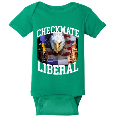 Barely Legal Clothing Checkmate Liberal Baby Bodysuit