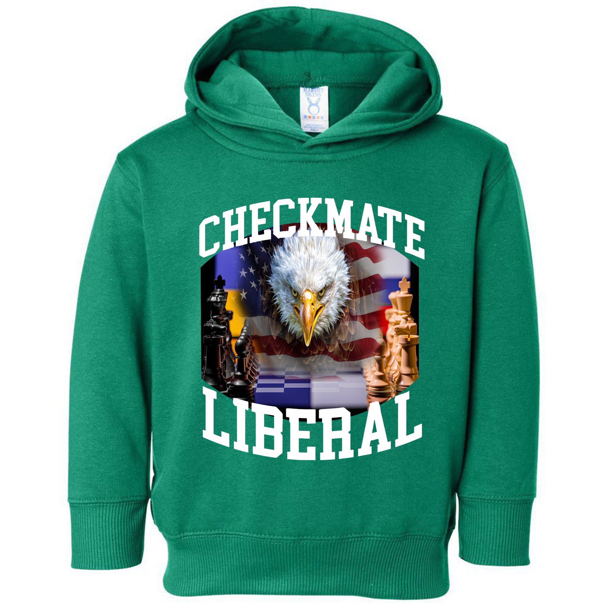 Barely Legal Clothing Checkmate Liberal Toddler Hoodie