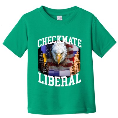 Barely Legal Clothing Checkmate Liberal Toddler T-Shirt
