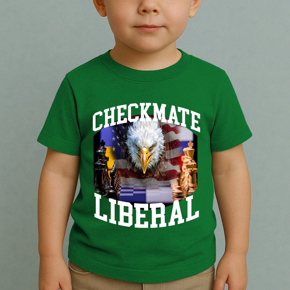 Barely Legal Clothing Checkmate Liberal Toddler T-Shirt