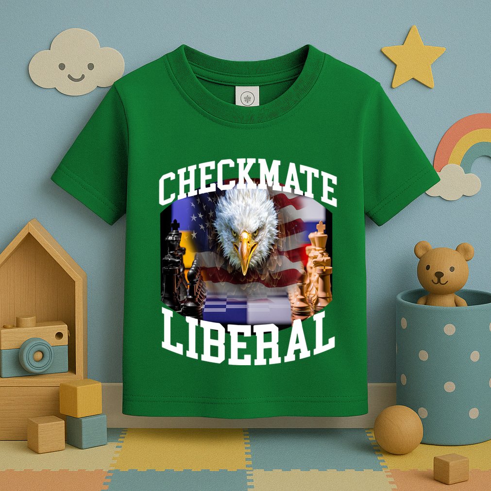 Barely Legal Clothing Checkmate Liberal Toddler T-Shirt
