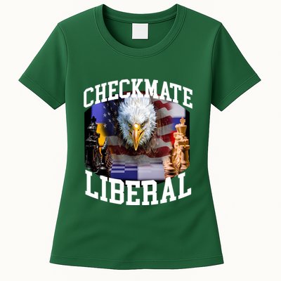 Barely Legal Clothing Checkmate Liberal Womens T-Shirt