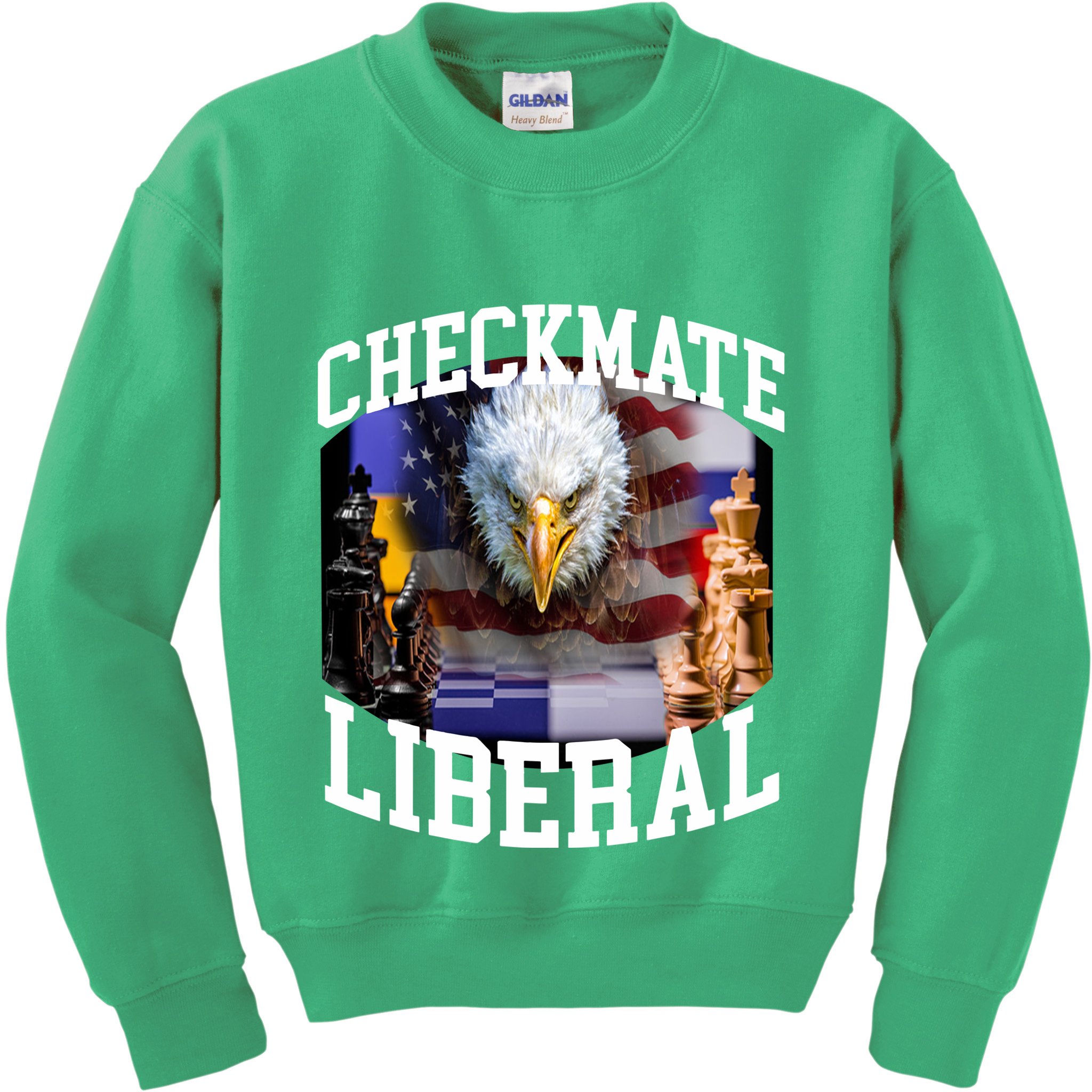 Barely Legal Clothing Checkmate Liberal Kids Sweatshirt