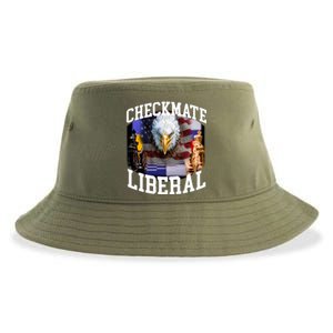 Barely Legal Clothing Checkmate Liberal Sustainable Bucket Hat