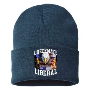 Barely Legal Clothing Checkmate Liberal Sustainable Knit Beanie