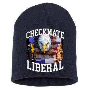 Barely Legal Clothing Checkmate Liberal Short Acrylic Beanie