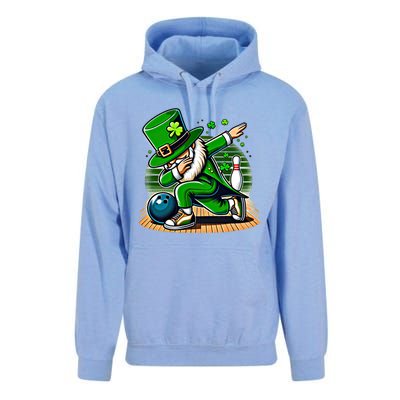 Bowling Lover Dabbing Irish Bowler St Saint PatrickS Day Great Gift Unisex Surf Hoodie