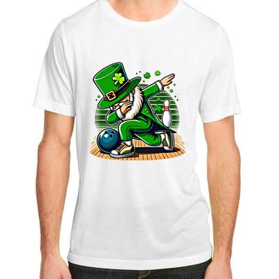 Bowling Lover Dabbing Irish Bowler St Saint PatrickS Day Great Gift Adult ChromaSoft Performance T-Shirt