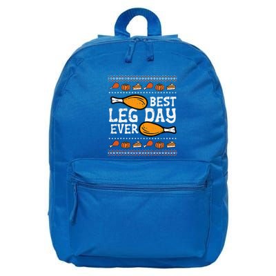 Best Leg Day Ever Turkey Thanksgiving 16 in Basic Backpack
