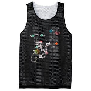 Book Librarian Dandelion Book Reading Mesh Reversible Basketball Jersey Tank