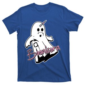 Boonicorn Lazy Diy Halloween Costume Funny Unicorn Ghost Gift T-Shirt