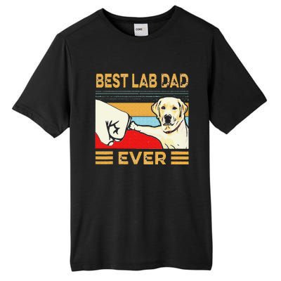 Best Lab Dad Ever Retro Vintage Tall Fusion ChromaSoft Performance T-Shirt