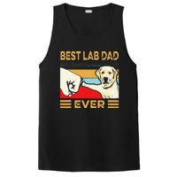 Best Lab Dad Ever Retro Vintage PosiCharge Competitor Tank