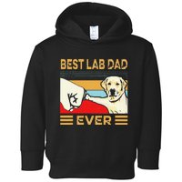 Best Lab Dad Ever Retro Vintage Toddler Hoodie