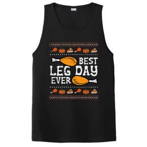 Best Leg Day Ever Turkey Funny Thanksgiving PosiCharge Competitor Tank