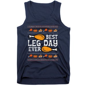 Best Leg Day Ever Turkey Funny Thanksgiving Tank Top