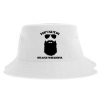 Beard Lover Dont Hate Me Because Im Beardiful Sustainable Bucket Hat