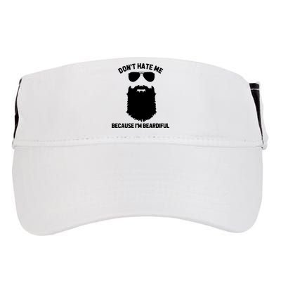 Beard Lover Dont Hate Me Because Im Beardiful Adult Drive Performance Visor