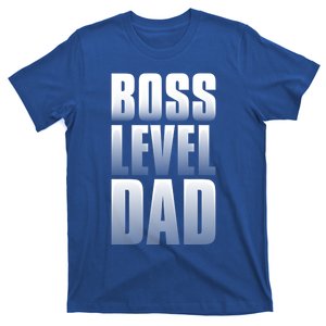 Boss Level Dad Gift Dad By Day Gamer By Nighfunny Gift Cute Gift T-Shirt