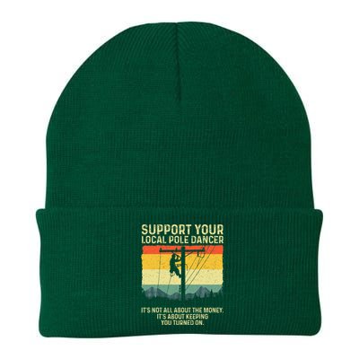 Best Lineman Design For Electrical Lineman Knit Cap Winter Beanie