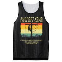 Best Lineman Design For Electrical Lineman Mesh Reversible Basketball Jersey Tank