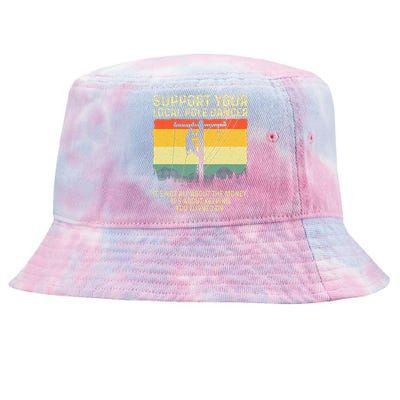 Best Lineman Design For Electrical Lineman Tie-Dyed Bucket Hat