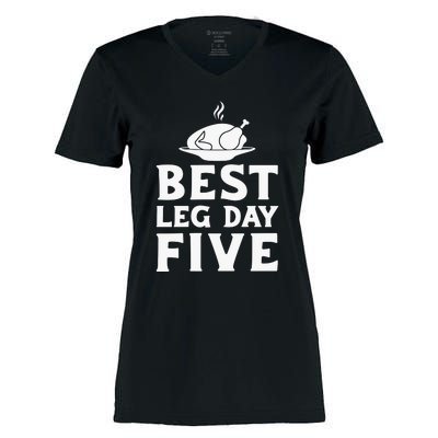 Best Leg Day Five Women's Momentum V-Neck T-Shirt