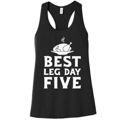 Best Leg Day Five Women's Racerback Tank