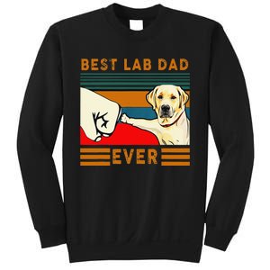 Best Lab Dad Father's Day Dad Gifts Best Labrador Dad Sweatshirt