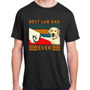 Best Lab Dad Father's Day Dad Gifts Best Labrador Dad Adult ChromaSoft Performance T-Shirt