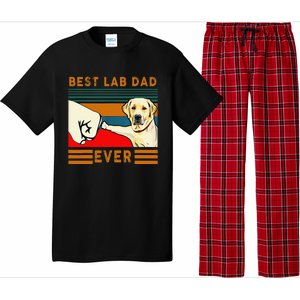 Best Lab Dad Father's Day Dad Gifts Best Labrador Dad Pajama Set