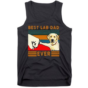 Best Lab Dad Father's Day Dad Gifts Best Labrador Dad Tank Top