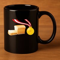 BreadWinner Lazy DIY Halloween Costume Funny Spoof 11oz C Handle Ceramic Mug