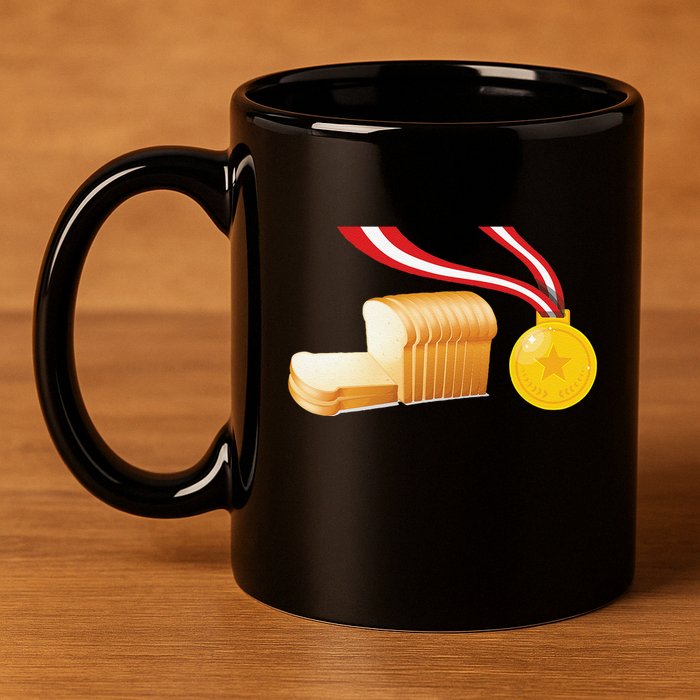 BreadWinner Lazy DIY Halloween Costume Funny Spoof 11oz C Handle Ceramic Mug