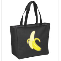 Banana Lazy Diy Halloween Costume Funny Zip Tote Bag