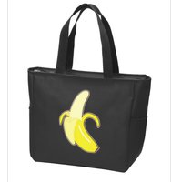 Banana Lazy Diy Halloween Costume Funny Zip Tote Bag