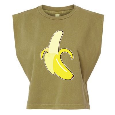 Banana Lazy Diy Halloween Costume Funny Garment-Dyed Women's Muscle Tee