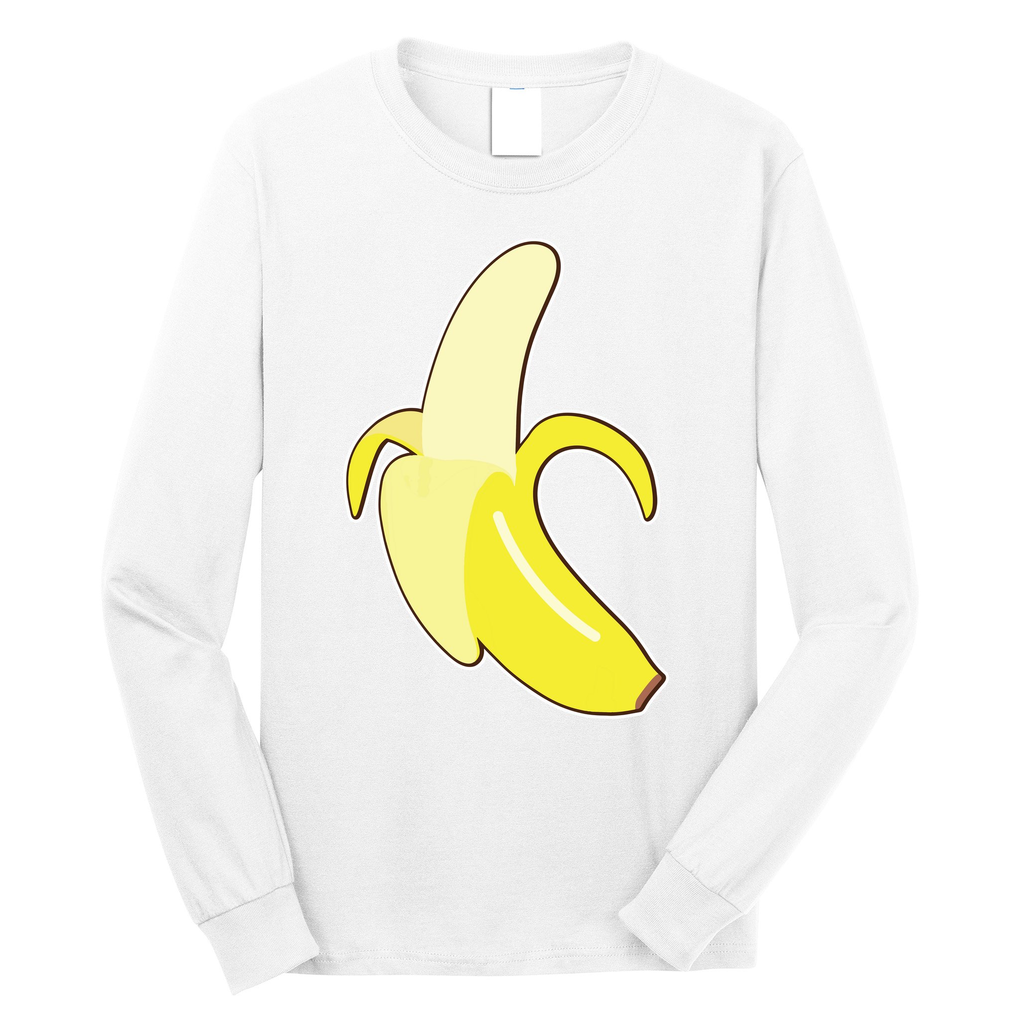 Banana Lazy Diy Halloween Costume Funny Long Sleeve Shirt