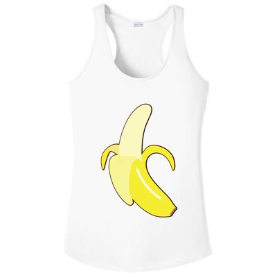 Banana Lazy Diy Halloween Costume Funny Ladies PosiCharge Competitor Racerback Tank