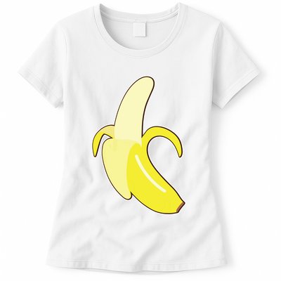 Banana Lazy Diy Halloween Costume Funny Womens T-Shirt