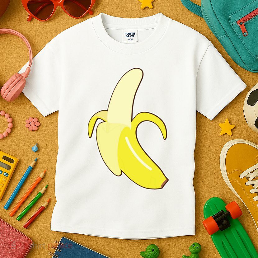 Banana Lazy Diy Halloween Costume Funny Kids T-Shirt