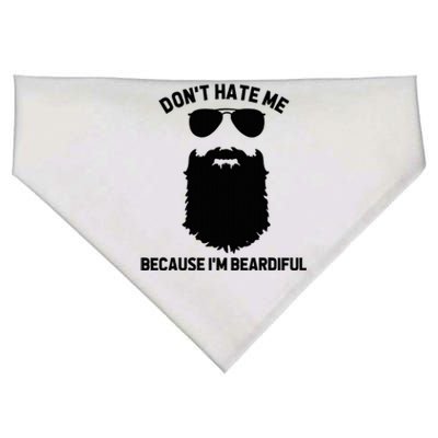 Beard Lover DonT Hate Me Because IM Beardiful USA-Made Doggie Bandana