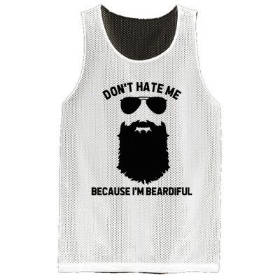 Beard Lover DonT Hate Me Because IM Beardiful Mesh Reversible Basketball Jersey Tank